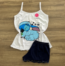Pijama Feminino Baby Doll Stitch