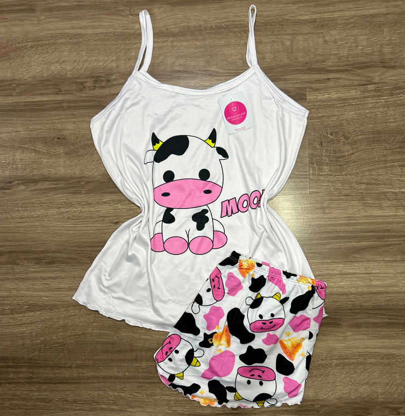 Pijama Feminino Baby Doll Malu
