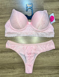 Conjunto Lingerie Feminino Amor em Renda