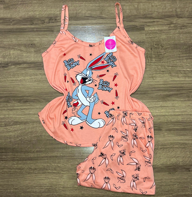 Pijama Feminino Bugs Bunny