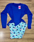 Pijama Feminino Suede Confortável Stitch
