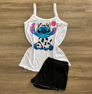 Pijama Feminino Baby Doll Stitch