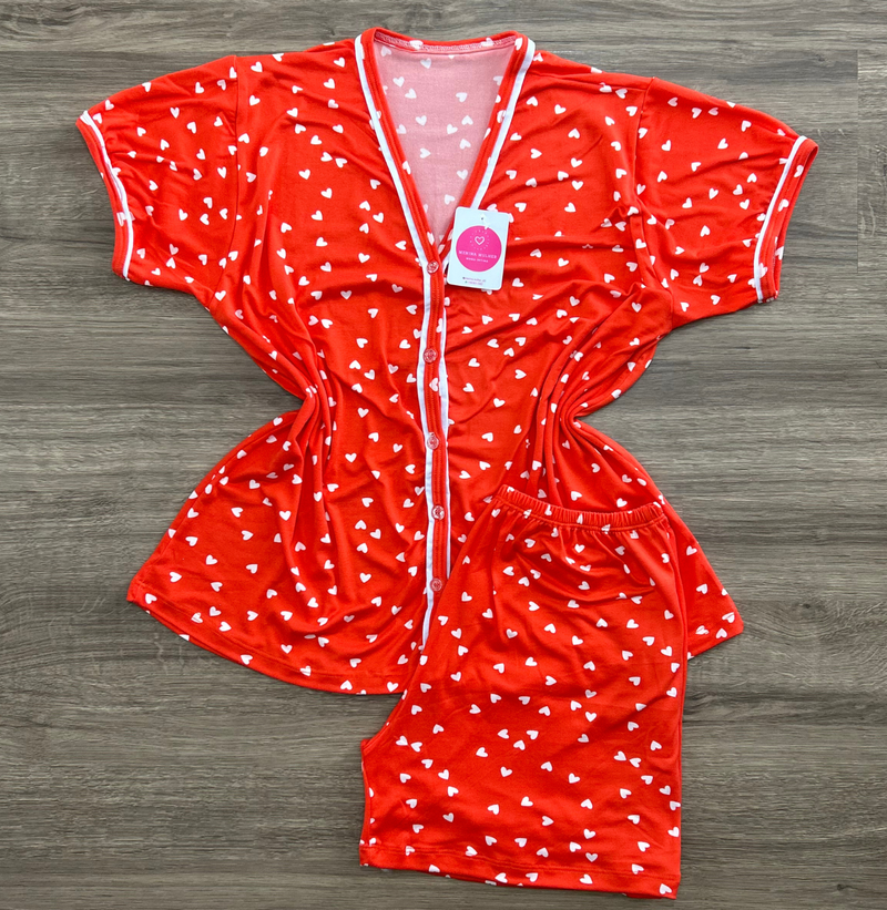 Pijama Feminino Verão Americano