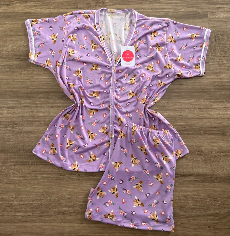 Pijama Feminino Verão Americano