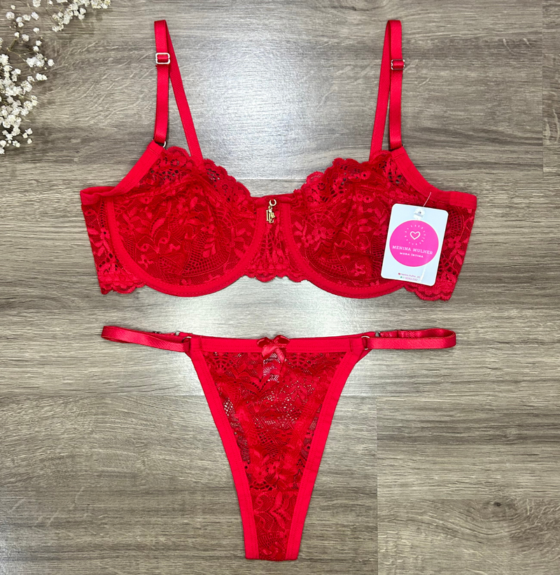 Conjunto Lingerie Lis Feminina